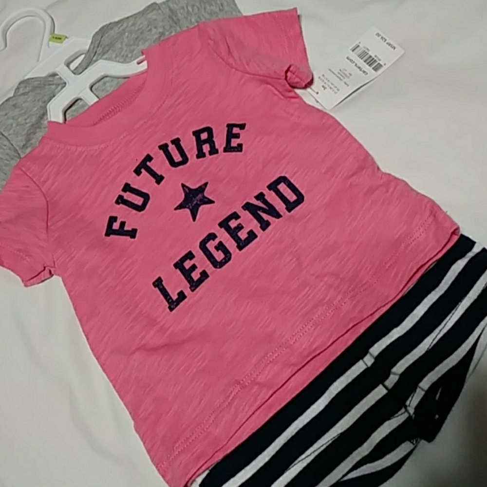 Carters 3 Piece short set 3m